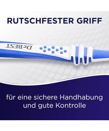Buy Dr. BEST Original Short Head Toothbrush (Medium) - Gentle Gum Protection | International Shipping Available - Buy Online on GoSupps.com