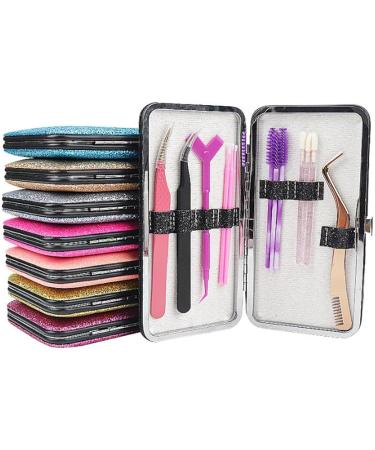 Tweezers Storage Cases Rectangle Eyelash Curler Protective Box Eyelash Tweezers Scissors Organizing Bags for Home Supplies Blue - Buy Online on GoSupps.com