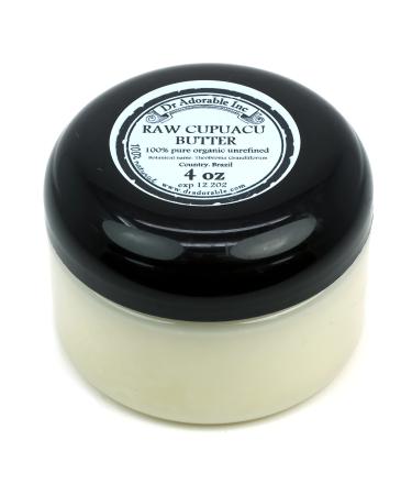 Dr Adorable - 4 oz - Cupuacu Butter - Exotic Unrefined Pure Natural Organic Cold Pressed