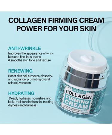 Neck Firming Cream - Anti-Aging Moisturizer with Retinol Collagen & Hyaluronic Acid | Tighten & Lift Neck Cream for Men & Women - 1.78 Fl Oz - Buy Online on GoSupps.com