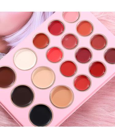 Palette de maquillage | 7 couleurs pour contouring Format livre avec 24 couleurs de fard paupi res paillettes Pour femmes et filles Pour les jours f te photographie spectacle sur - Buy Online on GoSupps.com