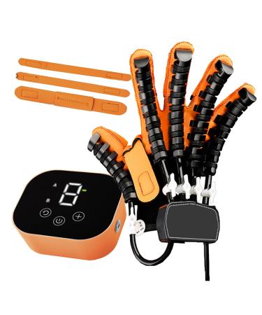 Hand Rehabilitation Robotic Soft Gloves Stroke Patients Physical Therapy Equipment Finger and Hand Function Workout Recovery Device for Hand Function Recovery right hand X-Large