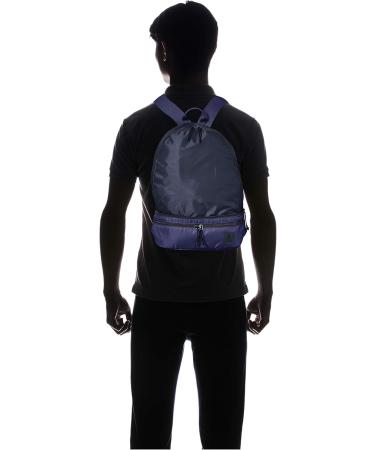 Le Coq Sportif NVY 2-Way Lightweight Rucksack & Body Bag - Compact 15L Shopping Bag for International Shipping - Buy Online on GoSupps.com