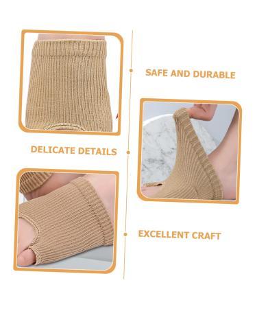 FRCOLOR Forefoot Tabi Set - 4 Pairs Soft Cushion Pads for Women & Men | Invisible Metatarsal Pads & Toe Topper Socks - Perfect for Sports - Buy Online on GoSupps.com