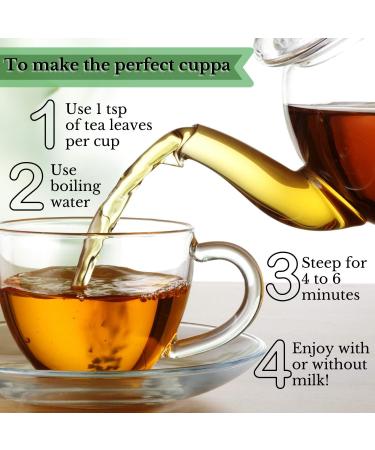 Simpli-Special Mim Estate Darjeeling | Single Origin 2nd Flush TGFOP Loose Leaf Tea from India | Balanced Strong Flavour | Hot & Iced Tea | 500g in Resealable Pouch - Buy Online on GoSupps.com