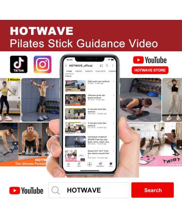 Pilates Bar Kit with 15 Fitness Accessories | Resistance Bands & Ab Roller | Portable Home Gym - Buy Online on GoSupps.com