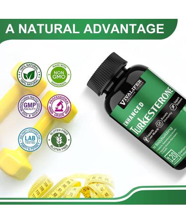 Turkesterone 1000mg Muscle Building & Mood Boost Supplement - 2 Pack, 240 Vegan Capsules, Male Strength Enhancer & Immune Support - Buy Online on GoSupps.com