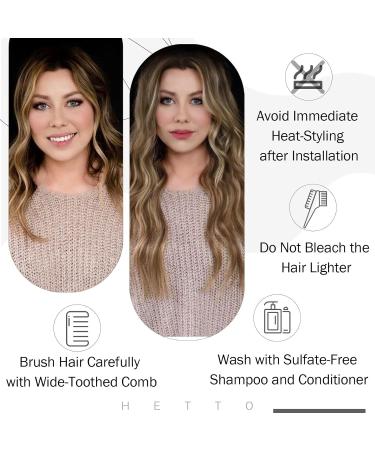 Shop Hetto Brown Tress Remy Hair Extensions #4/27 - Dark Brown Highlights Red Blonde - 100g 45cm - Best Quality International Shipping - Buy Online on GoSupps.com