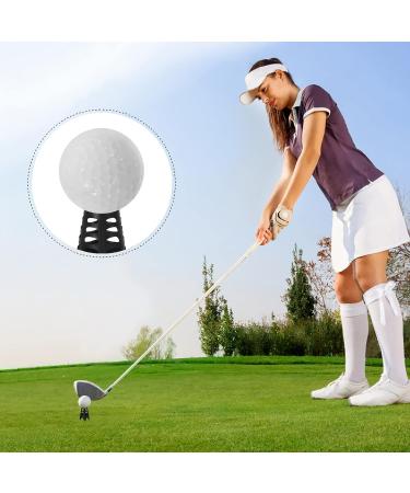 Vefungyan 18pcs Golf Tees for Indoor Training & Driving Range Practice - Black Plastic Tees for Winter Golf Simulator Mats - Buy Online on GoSupps.com