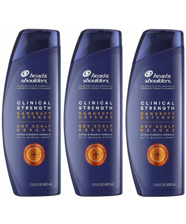Head & Shoulders Dandruff Shampoo Clinical Strength 14.2 oz (Pack of 3)