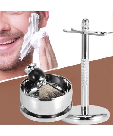 Faux Badger Shaving Brush Kit for Men | Premium Hair & Beard Shaving Set with Stand - International Shipping Available - Buy Online on GoSupps.com