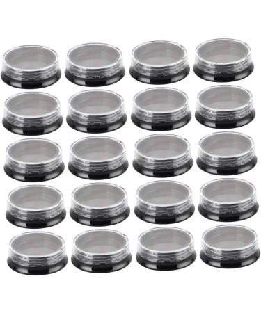 Didiseaon 80 Pcs Eye Shadow Box Nail Accessories Refillable Cosmetic Containers Compartment Boxes Flat Bottle Blackx4pcs 3.9x3.9cmx4pcs - Buy Online on GoSupps.com