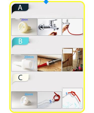 ZTHBysb Soft Silicone Vaginal Shower | 3 Adapter Enema Syringe Irrigator | 200cm Extra Long Cleaning Attachment for Men & Women - Red - Buy Online on GoSupps.com