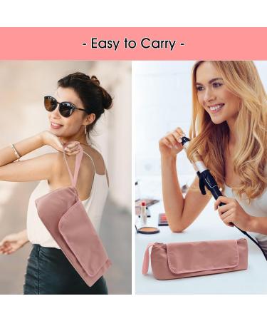 2 in 1 Hair Tools Travel Bag - Heat Resistant Mat for Curling Irons & Flat Irons | Perfect Hairstylist Travel Bag with Pockets - Buy Online on GoSupps.com