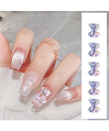 3D Bow Nail Charms 1Box - Butterfly, Bear, Pearl - Nail Art Decorations for Women & Girls | Resin Bowknot Charms - DIY Nail Art Design - Buy Online on GoSupps.com