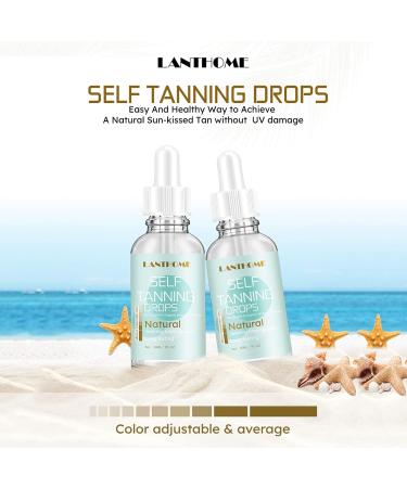 Fesjoy Lanthome 30 ml selftanning drops nonsticky medium tanning adjustable 30 ml selftanning drops - Buy Online on GoSupps.com
