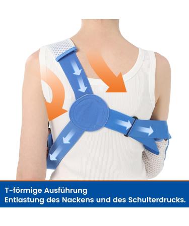 Willcom Arm Loop for Shoulder Injuries with Waist Belt - Breathable Immobilizer Support for Rotator Cuff Surgery - Right Arm (L) - Buy Online on GoSupps.com