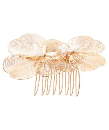 Korean hair combs hair accessories Xiuhe clothing Hairpin the flowers hair comb hairpin headgear hair comb clip vintage decorate bride hair comb vintage hair accessories dress