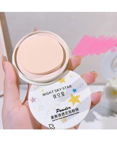 Face Powder | Long Lasting Waterproof Pressed Powder - Setting Powder for Girlfriend Mother Makeup Lover for Birthday Ristyur - Buy Online on GoSupps.com