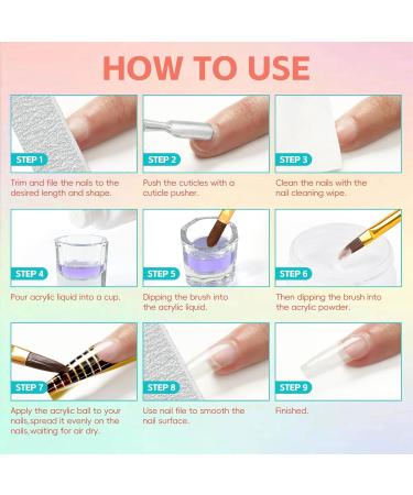 Acrylic Monomer 60Ml Acrylic Liquid Monomer Acrylic Liquid Beginners - Buy Online on GoSupps.com