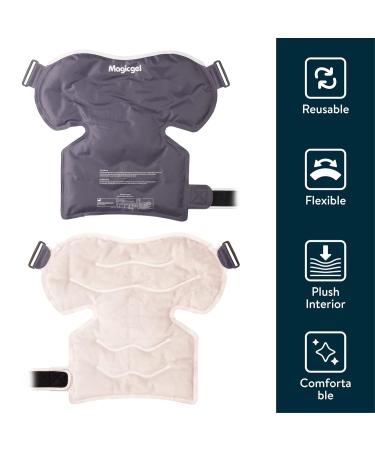 Magic Gel Shoulder Ice Pack Wrap - Reusable Adjustable Arm Sling for Cold Shoulders - Rotator Cuff Compression for Men Women | Medcosa Blue - Buy Online on GoSupps.com