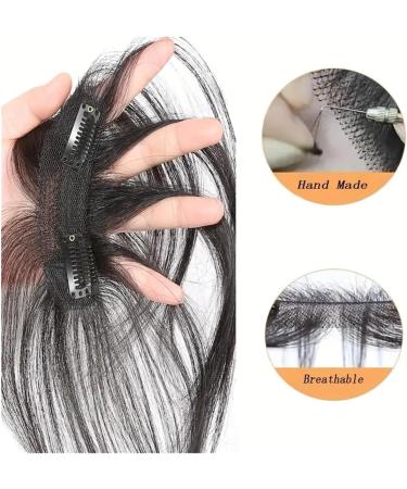 Bangs Hair Clip Natural Human Hair Clip-In Bangs Hairline Replacement Lanugo Bangs Hand Woven Hair Bangs with Sideburns Clip in Hair Extensions Bangs Clip in Hair - Buy Online on GoSupps.com
