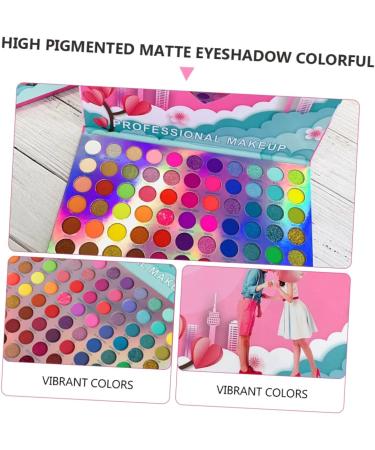 Mikinona Makeup Stuff 1pc Accessory Matte Eye Supplies Eyeshadow Pigmented Pallet Shimmer Makeup Plate Cosmetic Woman - Buy Online on GoSupps.com