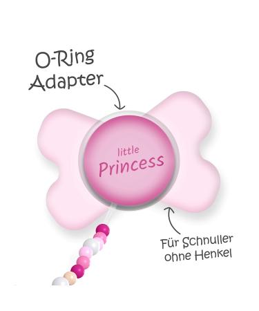 Buy Transparent Silicone O-Ring Adapter for Pacifier & Chain | International Shipping Available - Buy Online on GoSupps.com