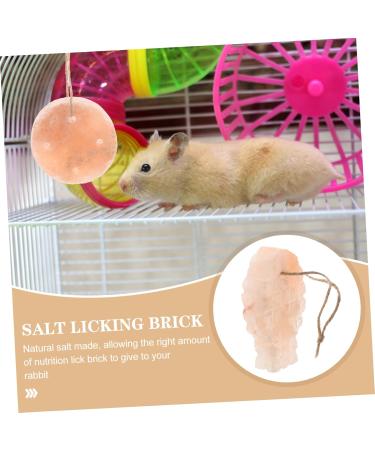 HAPINARY Pet Saline Pig Hedgehog Small Pet Salt Brick Safety Rabbit Salt Hamster Bunny Fish Mineral Saline - Buy Online on GoSupps.com