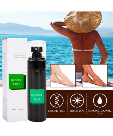 Buy Tanning Accelerator Spray | Waterproof Tanning Spray for Indoor & Outdoor Use | Flawless Self-Tanning Lotion for Men & Women - Buy Online on GoSupps.com