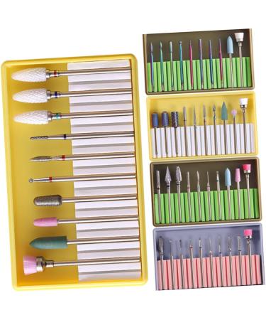 Beaupretty Drill Sets Nail Art supplies nail grinding head nail file tungsten carbide nail drill Manicure Pedicure Bit Diamond Nail Bit Manicure sand tool Gel Nails Bit ceramics head Sand - Buy Online on GoSupps.com