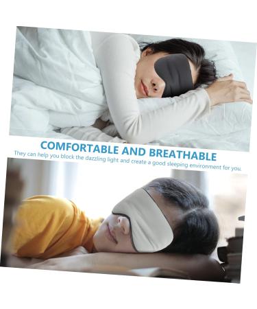 FRCOLOR Sleep Mask Set - 2pcs Silk Eye Covers & Pajama Blindfold for Travel | Comfortable Eye Patches & Blackout Stickers - Buy Online on GoSupps.com