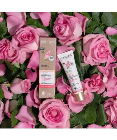 L'Or al Deutschland Logona Natural Cosmetics firming moisturizer for natural shine with vegan rose extract and collagen antiaging - Buy Online on GoSupps.com