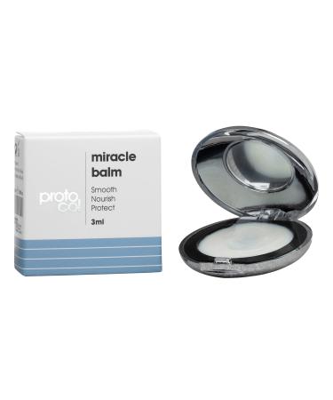 Proto-col - Miracle Balm Collagen and Vitamin E Moisturiser for Lips Skin and Face Soothes Chapped Lips and Dry Skin Fast Absorbing On The Go Vegan Relief with Hydrating Hyaluronic Acid (3ml)