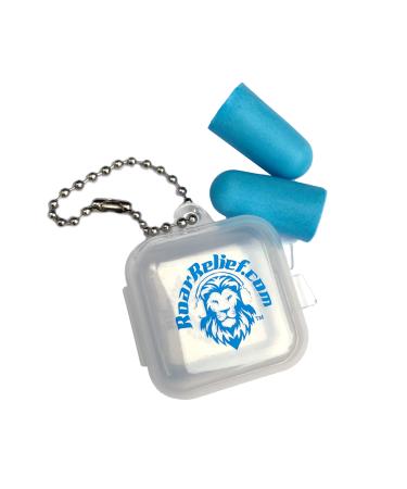 Earplugs for Football Games and Concerts/Carrying Case / 32 Noise Reduction Rating/Reusable Soft Foam Ear Plugs