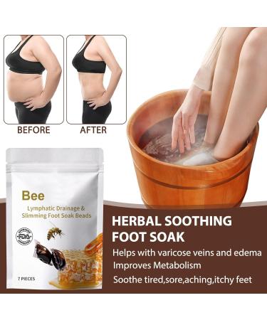 Lymphatic Drainage & Slimming Foot Soak Beads Foot Soak Beads Detox Cleansing Foot Soak Beads Detox And Shaping Foot Soak Beads Shaping Foot Bath Bag - Buy Online on GoSupps.com