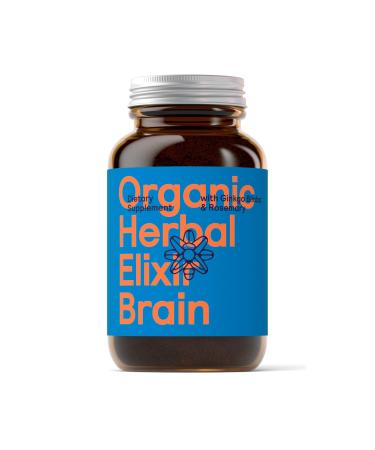 Symbeeosis Organic Herbal Elixir Brain with Ginkgo Biloba & Rosemary Enhances Memory and Concentration - 100g
