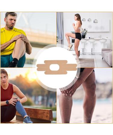 Besreey Knee Tape Pre Cut Athletic Sports Tape for Knee - Breathable Kinesiology Tape Water Resistant Pre-Cut Sports Tape for Knee Patella and Meniscus Skin Color - Buy Online on GoSupps.com