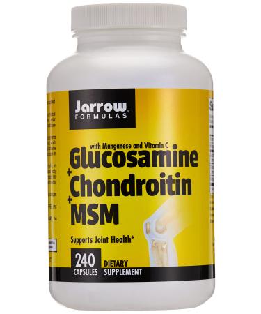 Jarrow Formulas Glucosamine + Chondroitin + MSM  240 Capsules