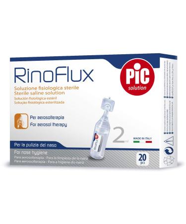 Pic Solution Rinoflux saline solution 2 ml 20 pieces isotonic solution in vials