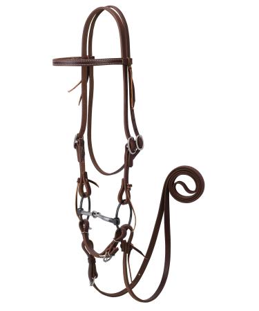 Weaver Leather Working Tack Bridle 5" Ring Snaffle Mouth