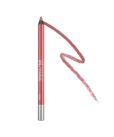URBAN DECAY 24/7 Glide-On Lip Pencil - Waterproof & Longwearing Lip Liner - Smooth  Creamy & Moisturizing Formula with Vitamin E - Prevents Lipstick from Feathering Peyote (metallic dusty mauve rose)