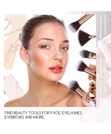 Ruesious 17PCS Makeup Brushes Set with Premium Synthetic Bristles and Travel Bag - Ideal for Foundation, Powder, Concealers, Blending Eye Shadows | Face Makeup Essentials - Buy Online on GoSupps.com