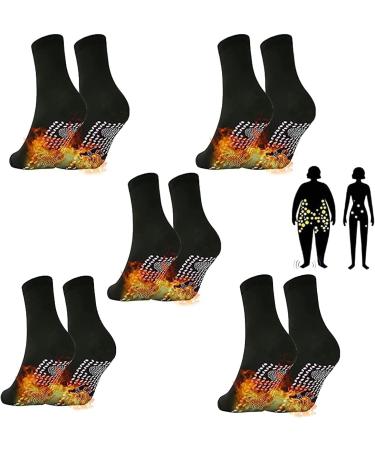 Tourmaline socks 5 pairs of slimming health socks slimming socks Tourmaline slimming socks new self -warming socks winter warm massage turmaline lose health sock