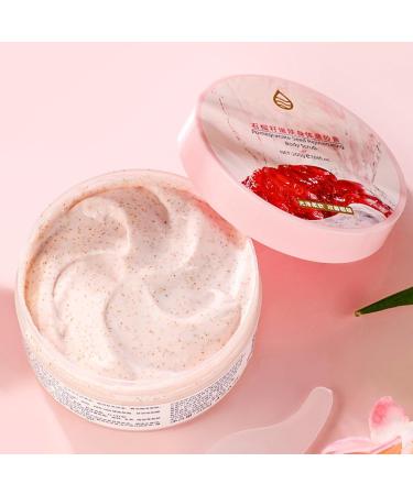 Exfoliating Body Scrub Pomegranate Seeds Body Scrub Exfoliator Body Exfoliator Pomegranate Seeds & Shea Butter Scent Dead Skin Remover Nourish & Brighten Body Skin Care 200g - Buy Online on GoSupps.com
