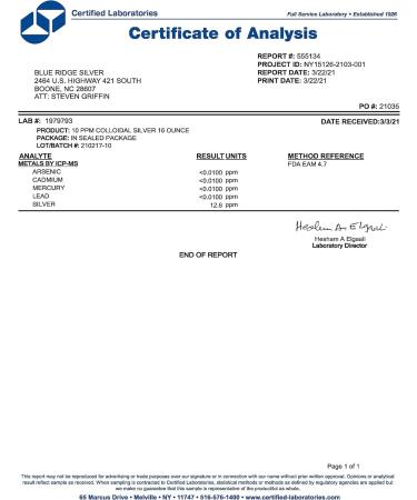 10 PPM Colloidal Silver 16 oz - Natural Immune Support Supplement for Health | Shop Worldwide - Buy Online on GoSupps.com