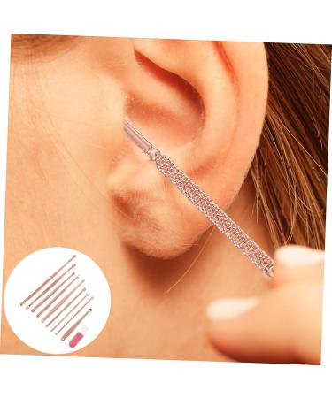 Buy 1 Set Earwax Remover Earbuds - Multipurpose Stainless Steel Ear Cleaning Tools for Kids | Handmade Portable Ear Wax Cleaner in Pink - Buy Online on GoSupps.com