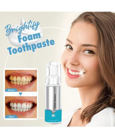 Ultra-Fine Mousse Foam Toothpaste | Deep Cleaning & Whitening with Natural Baking Soda - 1PC - Buy Online on GoSupps.com