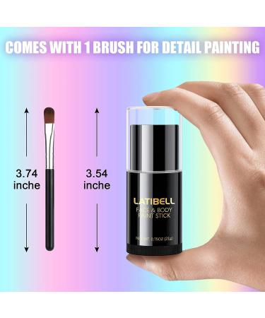 Latibell UV Black Light Reactive Pink Face Paint Stick (0.75 oz) - Neon Glow Makeup for Halloween SFX & Cosplay - Buy Online on GoSupps.com