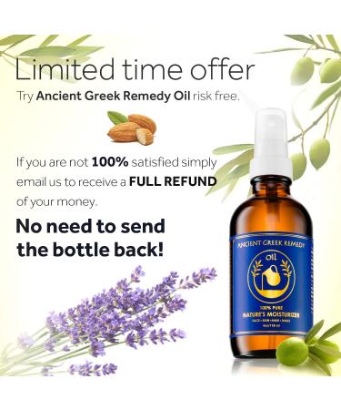 Organic Olive Lavender Almond Vitamin E Grapeseed Oil Moisturizer for Dry Skin - Face, Hair, Body, Hands, Nails - Men & Women - Buy Online on GoSupps.com